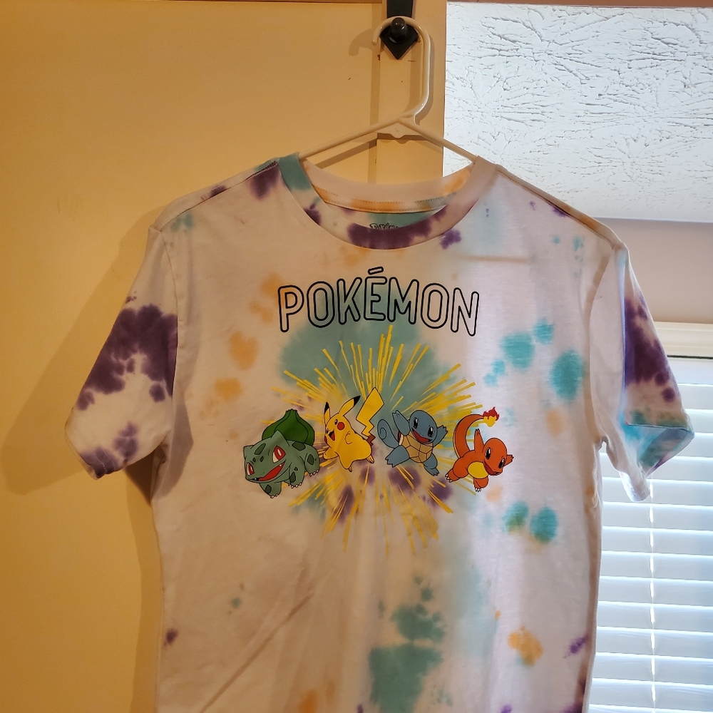 Pokémon tie dye shirt